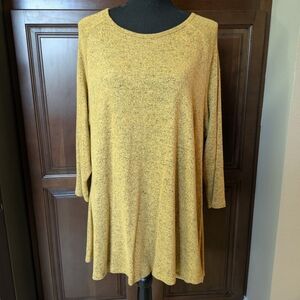 Cha Cha Vente Mustard Top XL